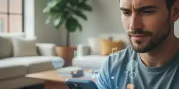 Persona gestionando su tiempo de pantalla con herramientas de bienestar digital en 2026