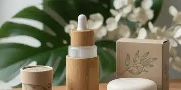 Envases de cosméticos biodegradables de marcas españolas, con diseño sostenible y materiales naturales.