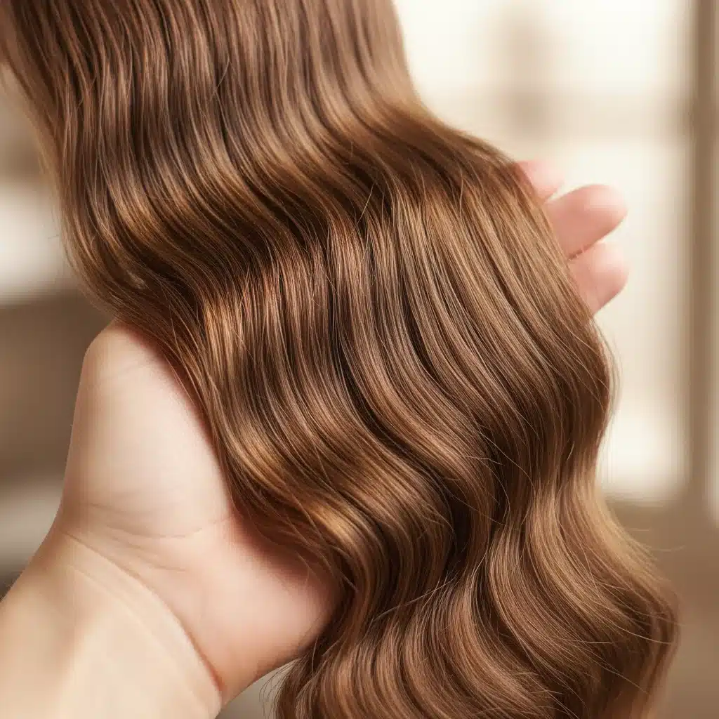 Textura suave y brillo natural de extensiones de cabello humano de alta calidad